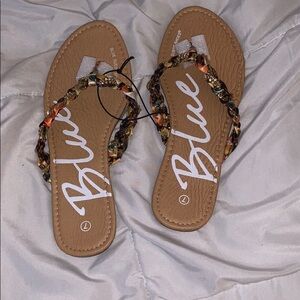 7 Tropical jeweled sandals
